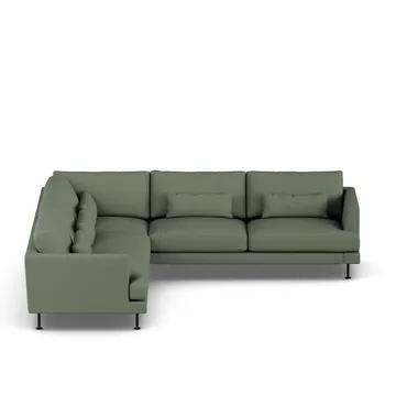 Bredhult sofa - Same Forest 6677-black steel, corner sofa F - 1898