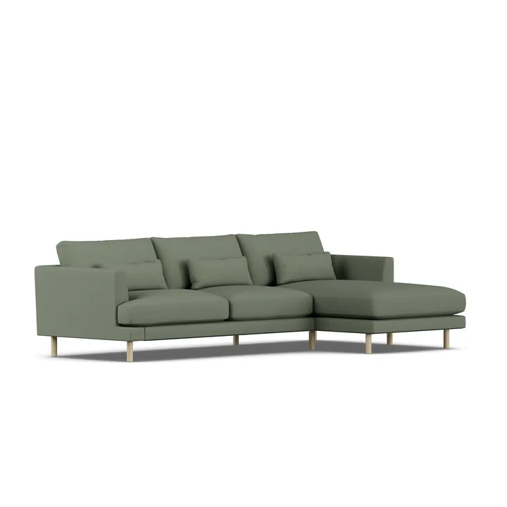 Bredhult sofa - Same Forest 6677-white-oiled oak, 2,5-seater C1 - 1898