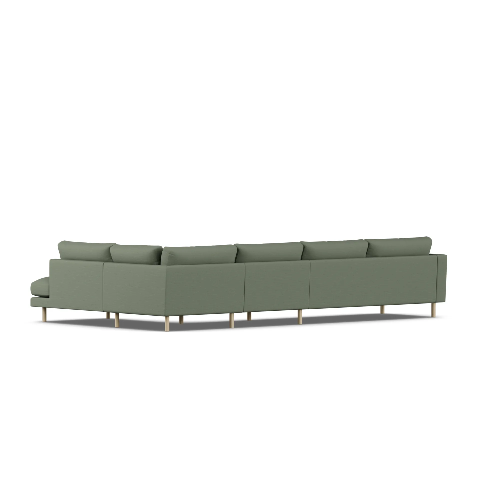 Bredhult sofa, Same Forest 6677-white-oiled oak, 4-seater B1 1898