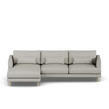Bredhult sofa - Same Grey 6673-white-oiled oak, 2,5-seater C2 - 1898