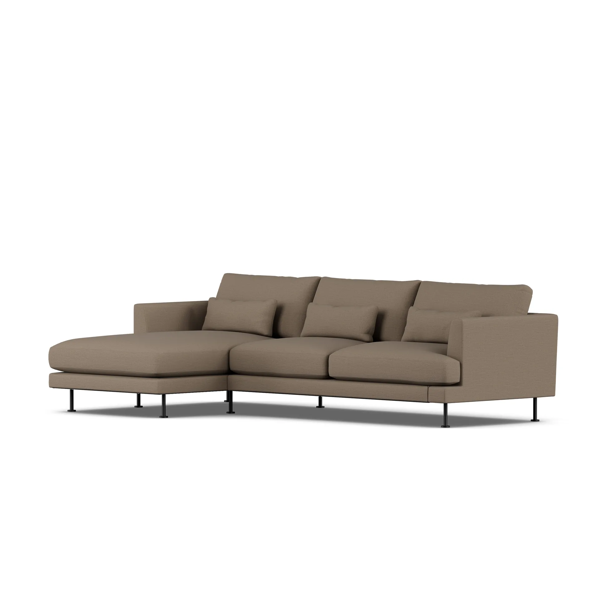 Bredhult sofa, Same Mole 6674-black steel, 2,5-seater C2 1898