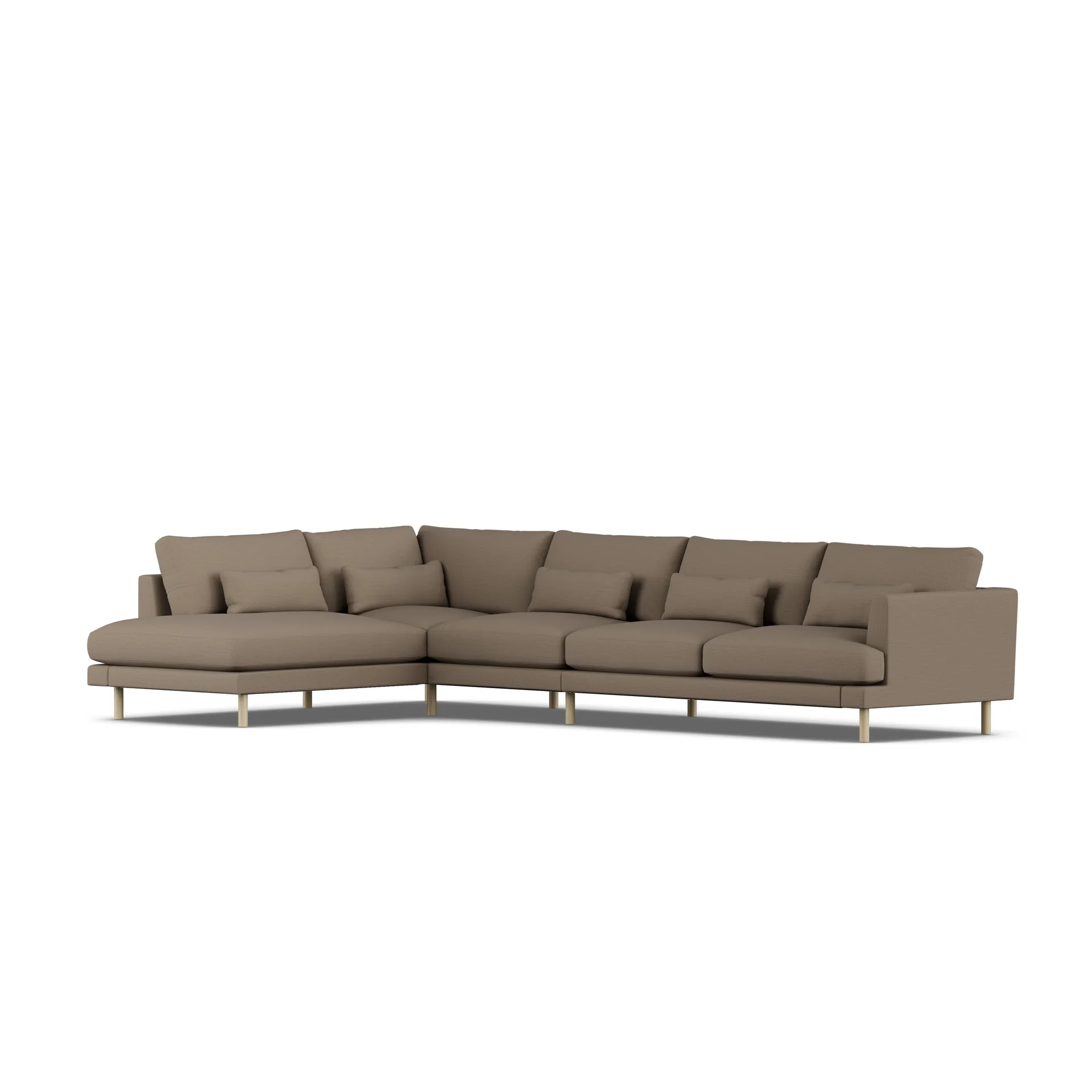 Bredhult sofa, Same Mole 6674-white-oiled oak, 4-seater B2 1898