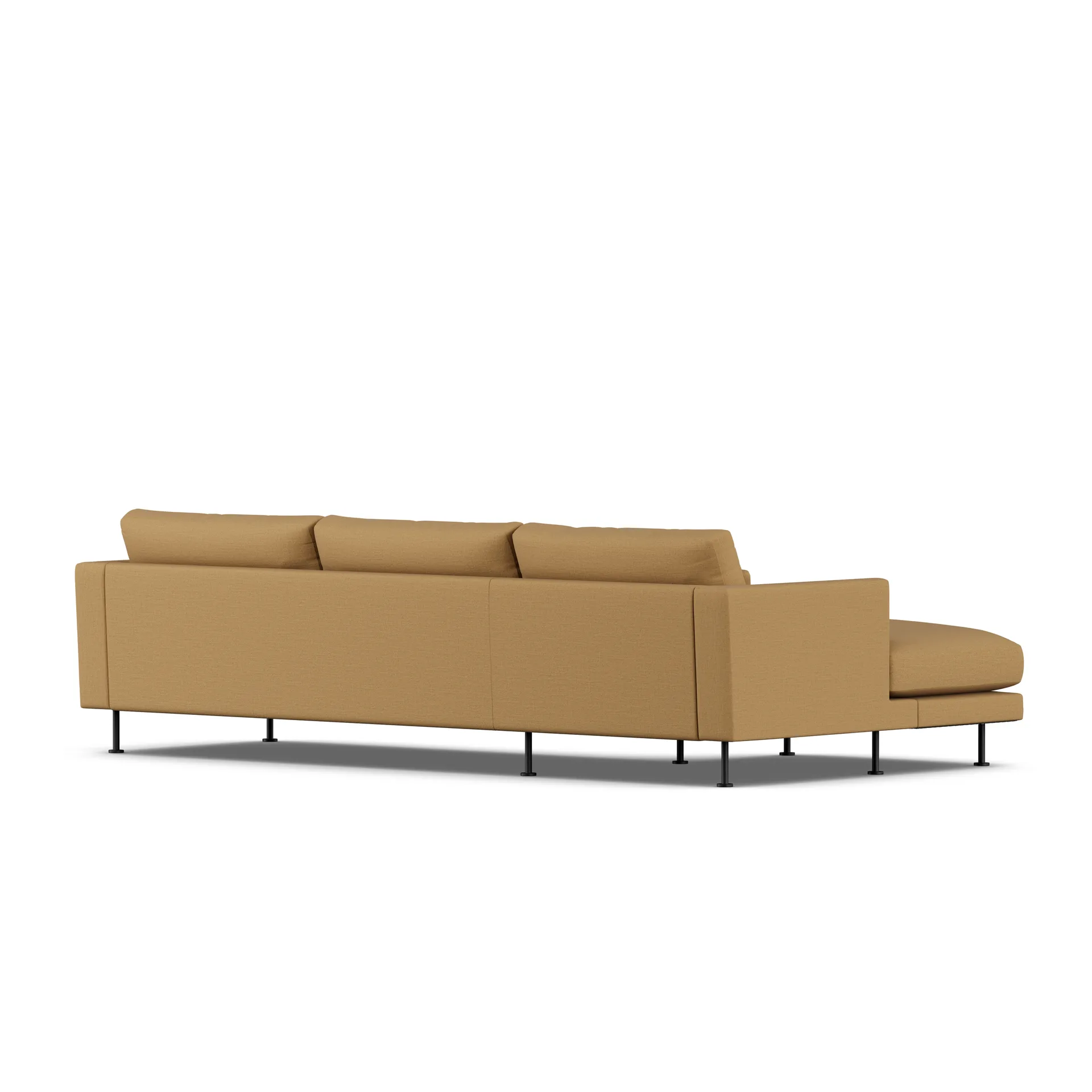 Bredhult sofa, Same Ochre 6676-black steel, 2,5-seater C2 1898
