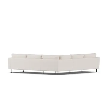 Bredhult sofa - Same Off White 6671-black steel, corner sofa F - 1898