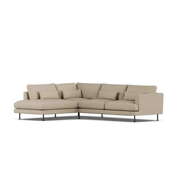 Bredhult sofa - Same Sand 6672-black steel, 3-seater A2 - 1898