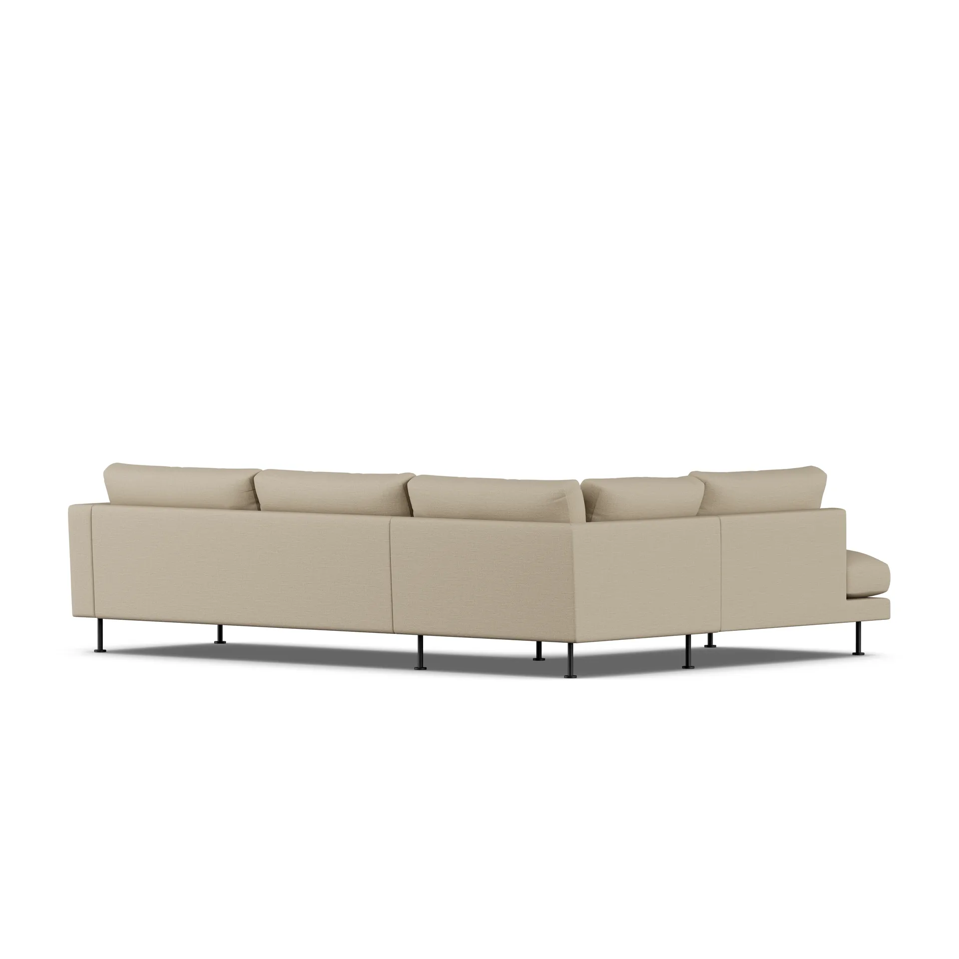 Bredhult sofa, Same Sand 6672-black steel, 3-seater A2 1898