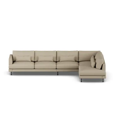 Bredhult sofa - Same Sand 6672-black steel, 4-seater B1 - 1898