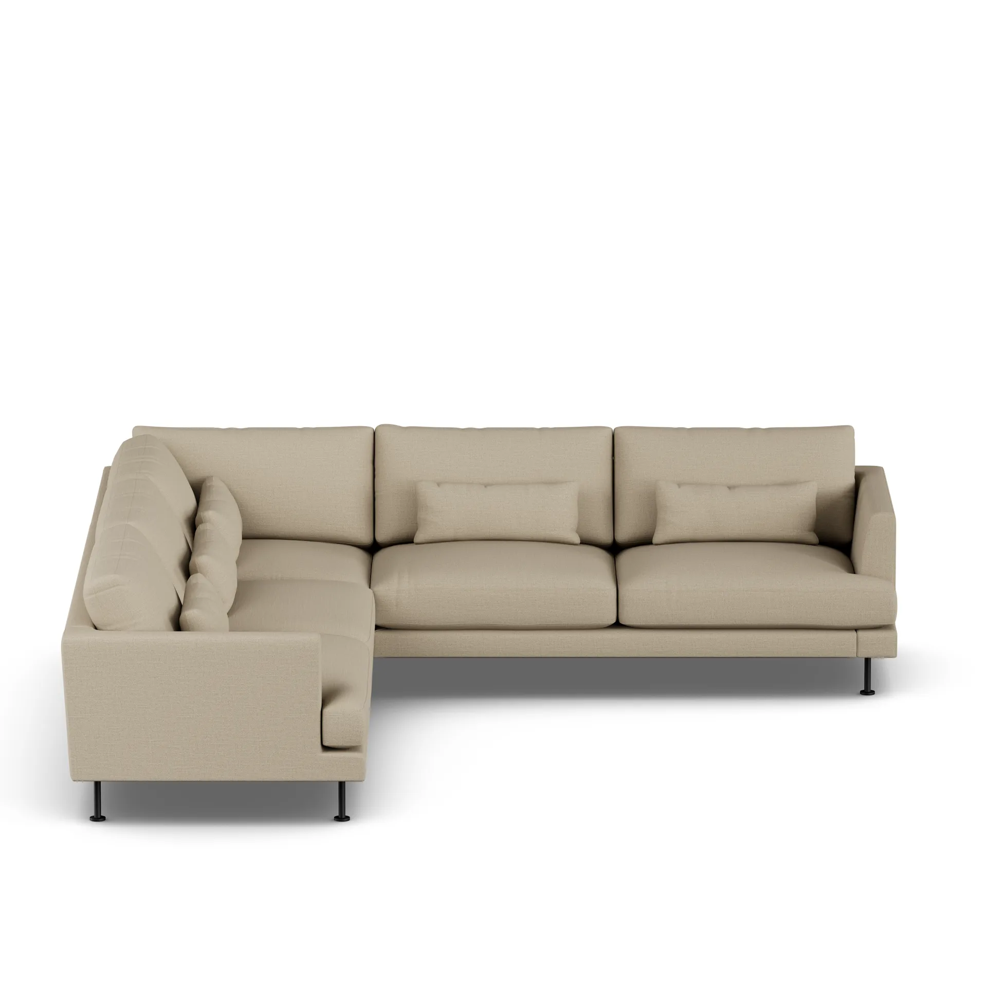 Bredhult sofa, Same Sand 6672-black steel, corner sofa F 1898