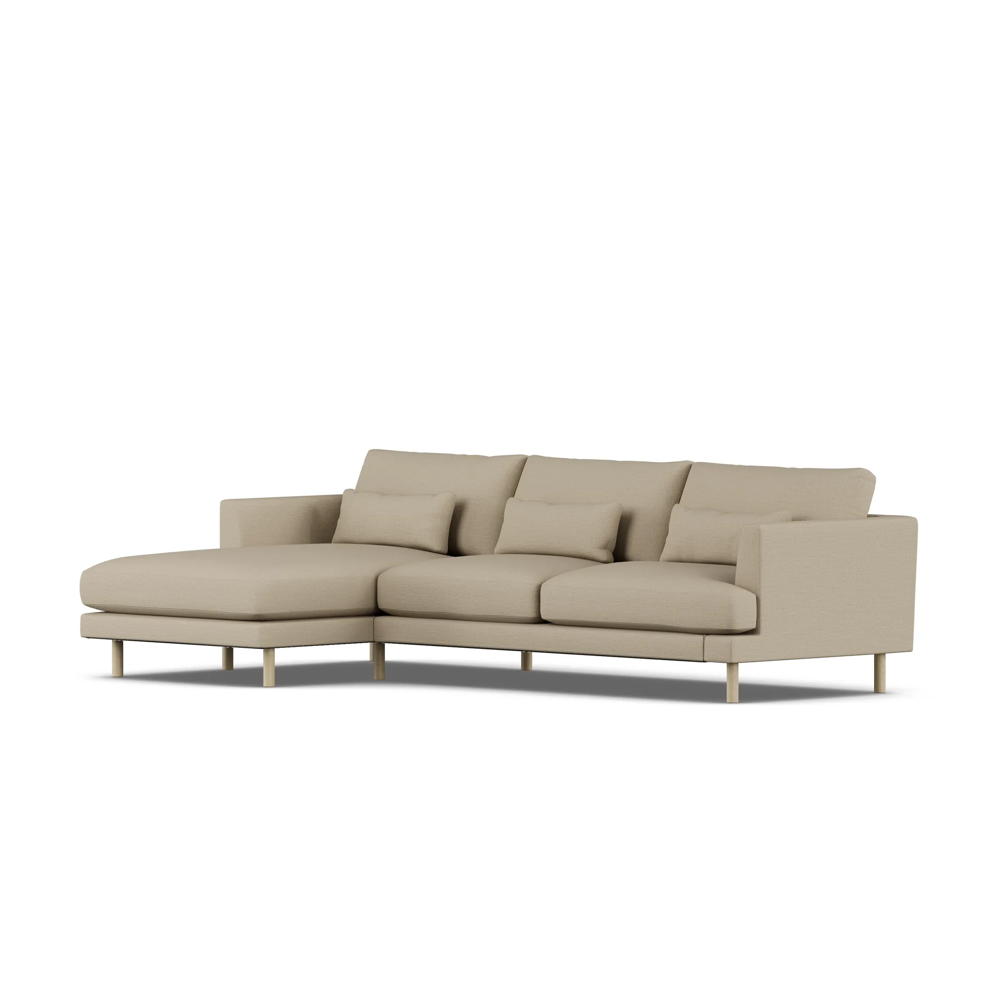 Bredhult sofa, Same Sand 6672-white-oiled oak, 2,5-seater C2 1898