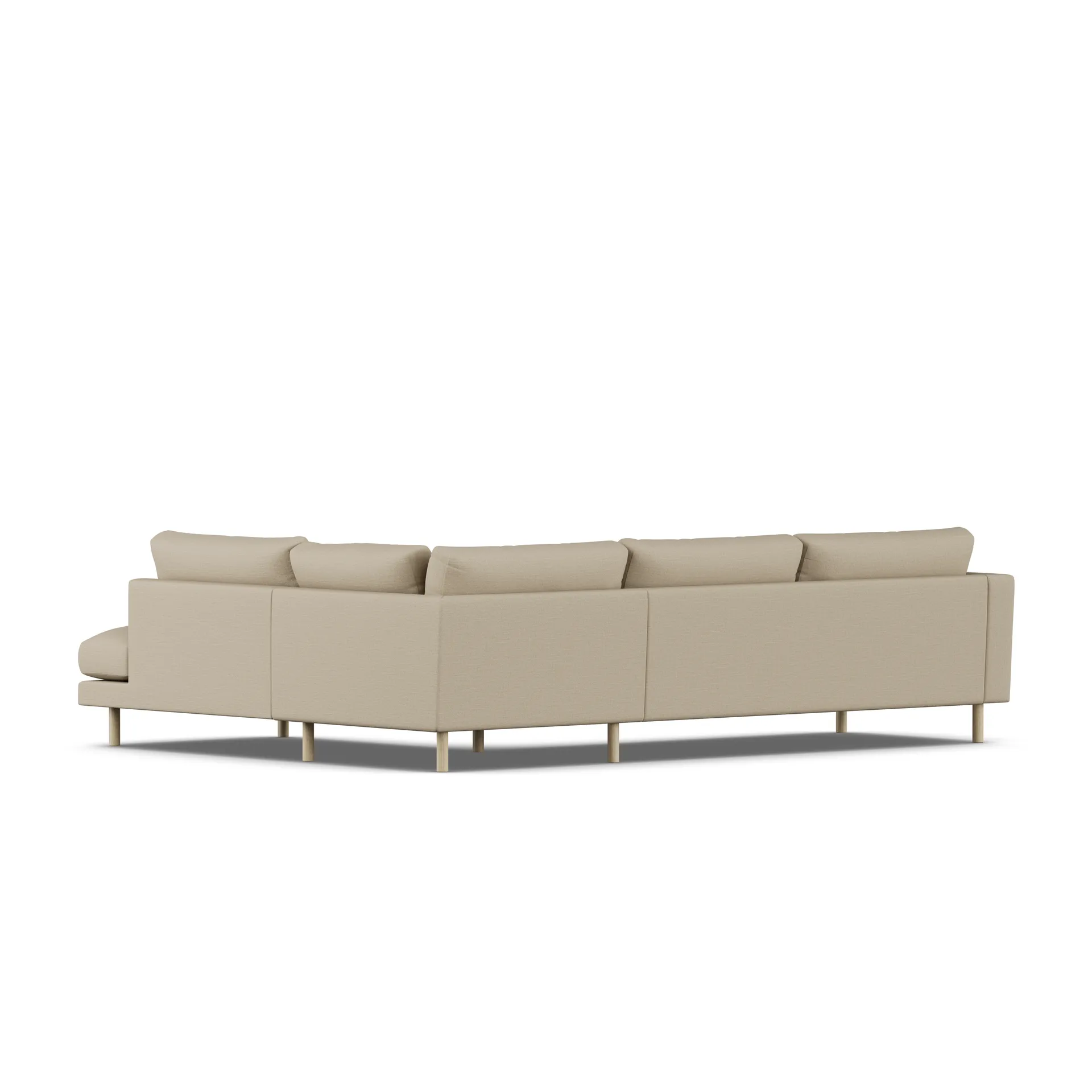 Bredhult sofa, Same Sand 6672-white-oiled oak, 3-seater A1 1898
