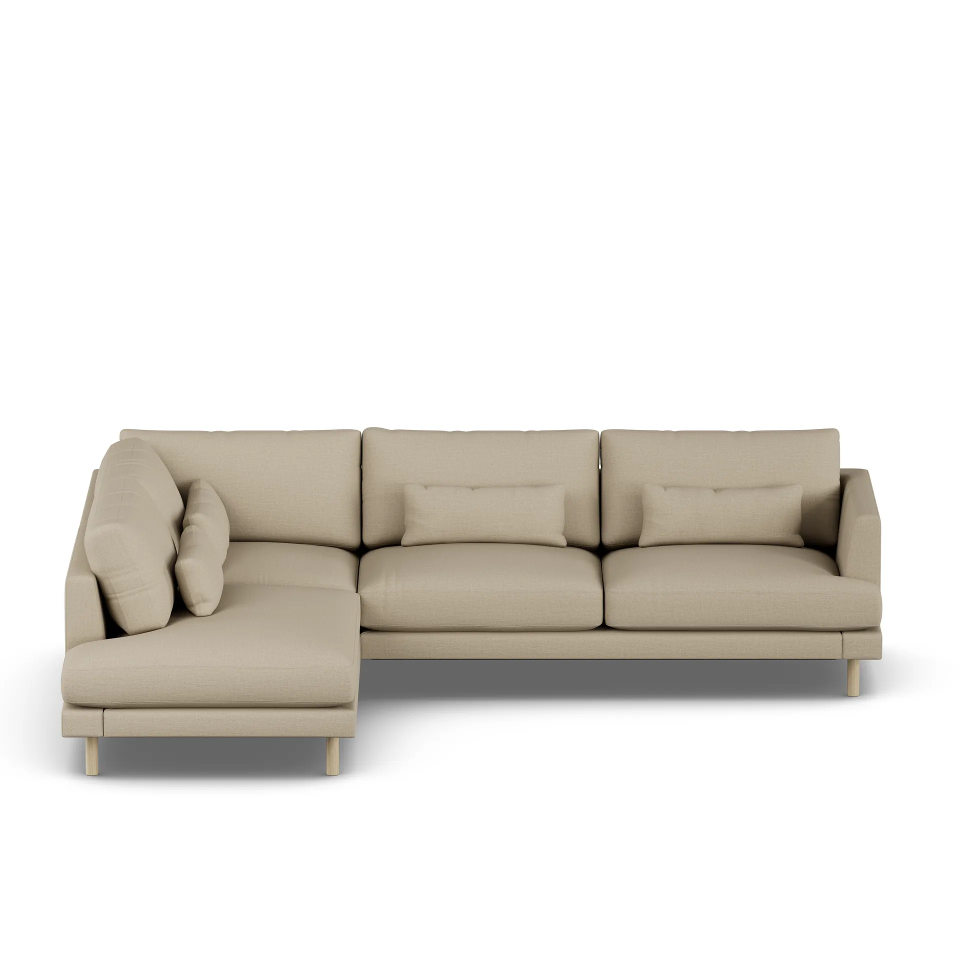 Bredhult sofa, Same Sand 6672-white-oiled oak, 3-seater A2 1898