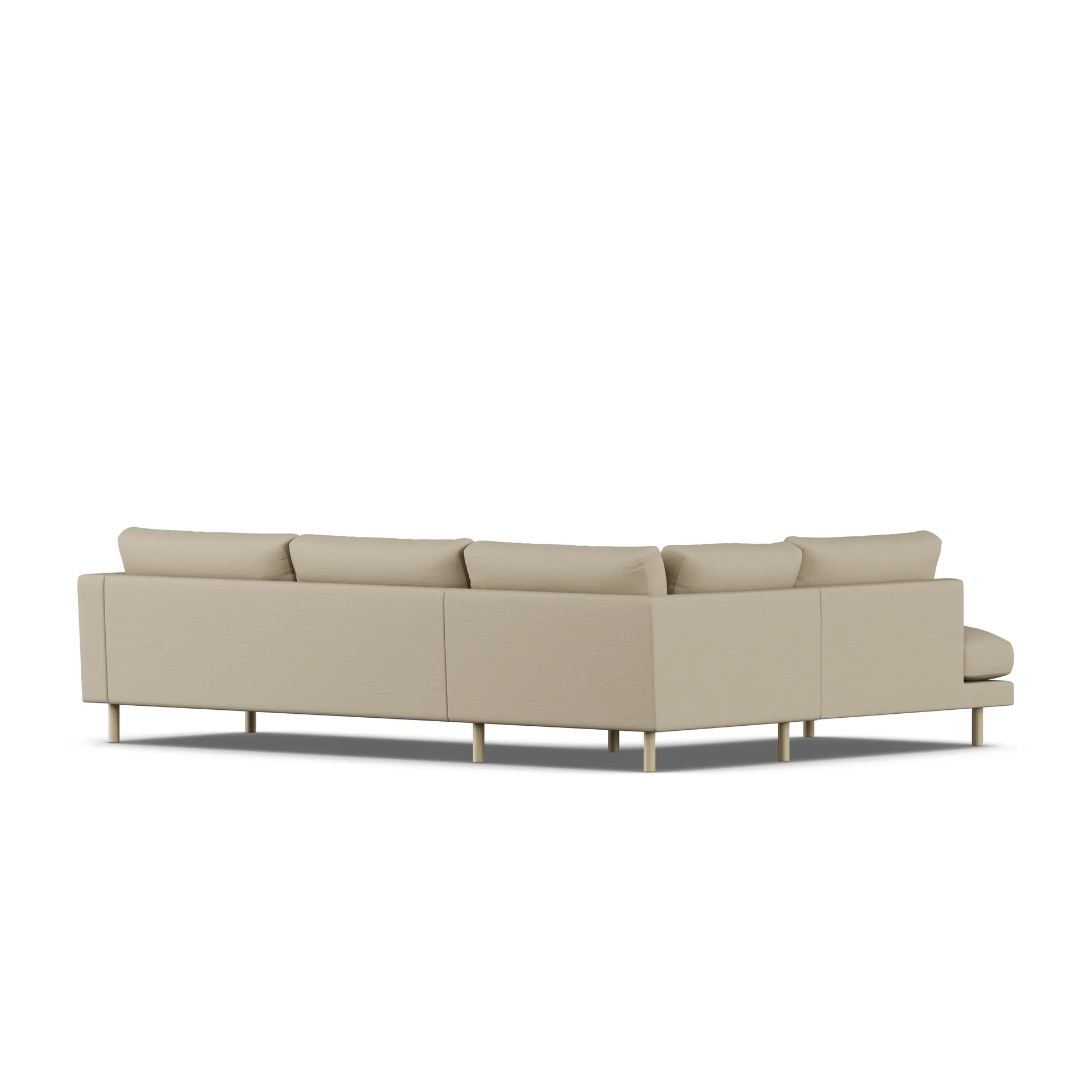 Bredhult sofa, Same Sand 6672-white-oiled oak, 3-seater A2 1898