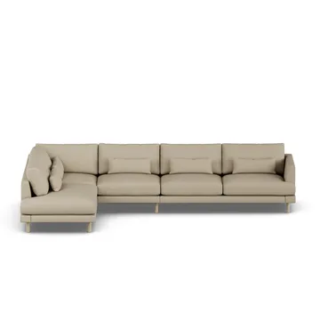 Bredhult sofa - Same Sand 6672-white-oiled oak, 4-seater B2 - 1898