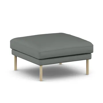 Linnevik footstool - Caleido Grey 1240-white-oiled oak - 1898