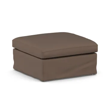 Linnevik footstool - Jump Brown 1955-white-oiled oak, with skirt - 1898