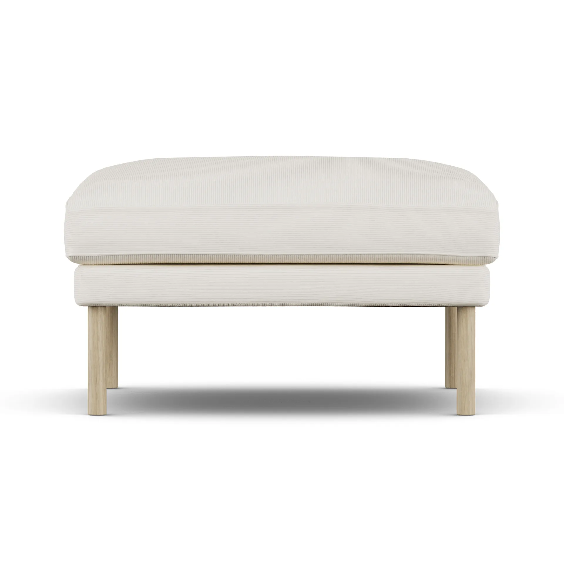 Linnevik footstool, Jump Off White 1954-white-oiled oak 1898