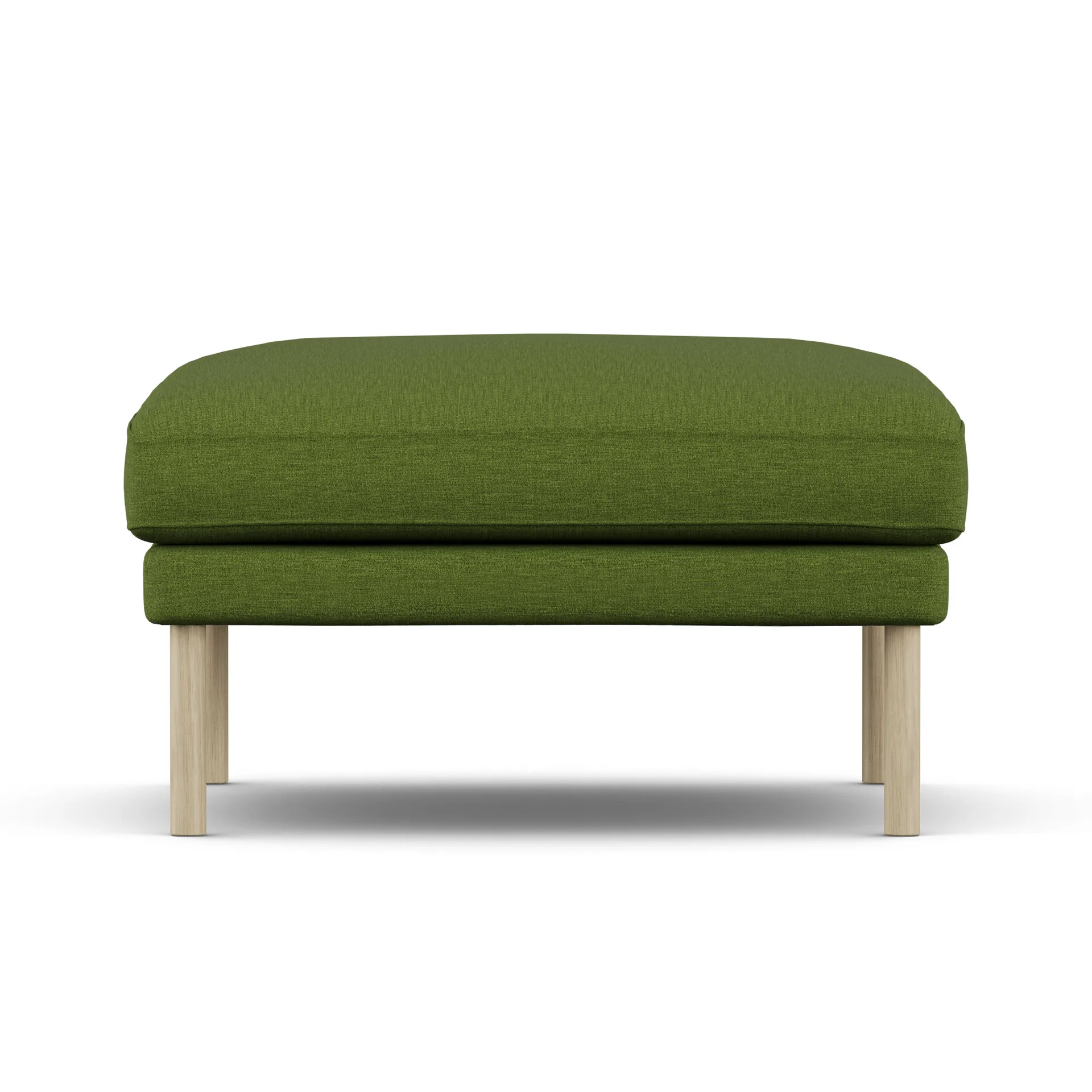Linnevik footstool, Luiza Green 3975-white-oiled oak 1898