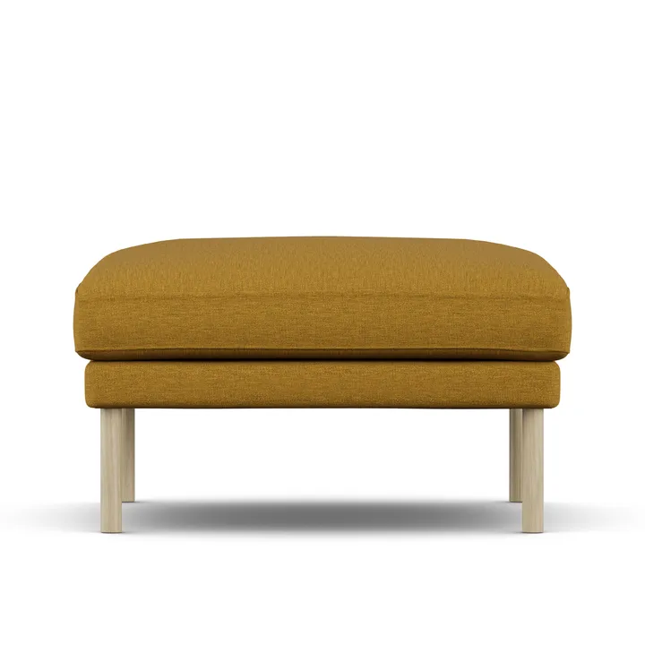 Linnevik footstool - Luiza Mustard 3972-white-oiled oak - 1898