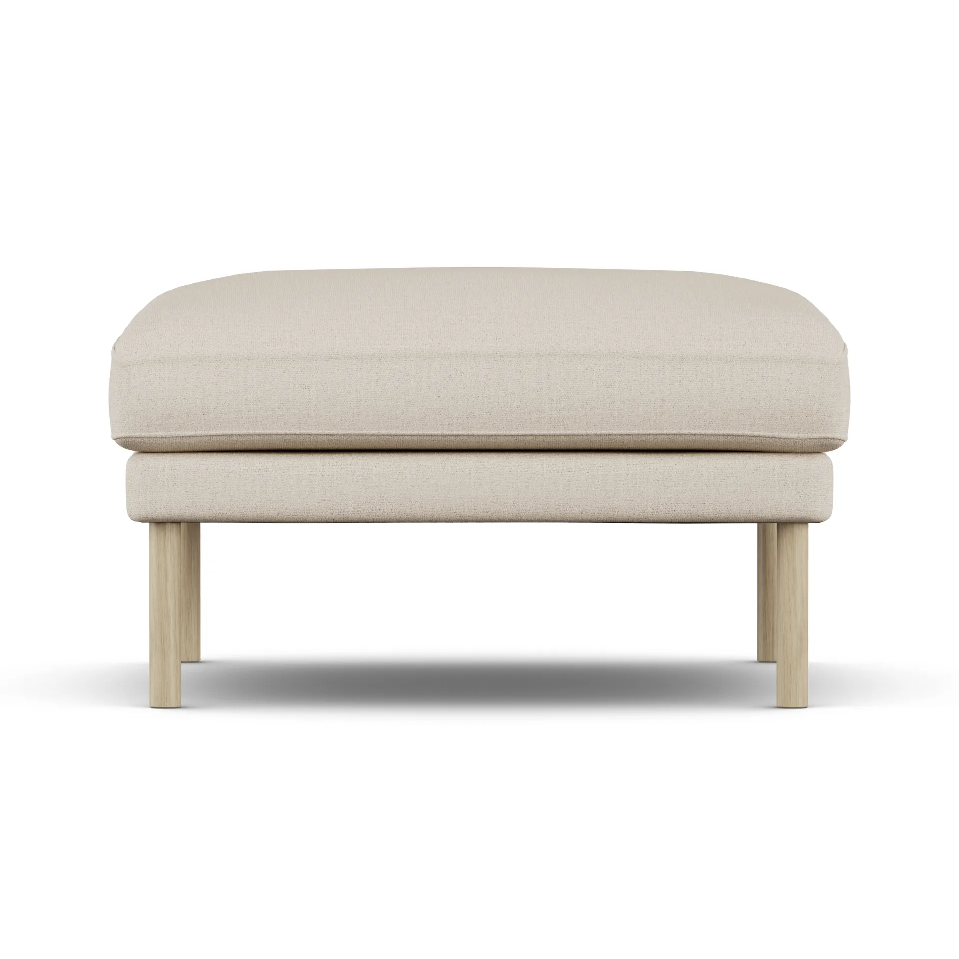 Linnevik footstool, Same Beige 6670-white-oiled oak 1898