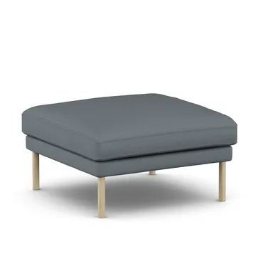 Linnevik footstool - Same Blue 6678-white-oiled oak - 1898