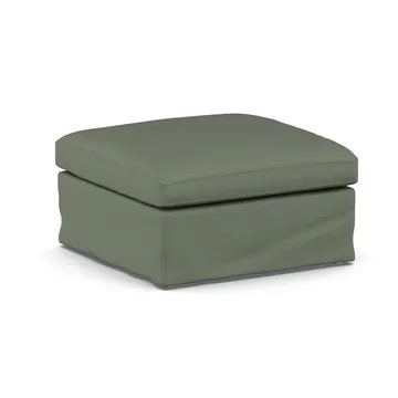 Linnevik footstool - Same Forest 6677-white-oiled oak, with skirt - 1898