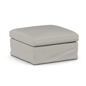 Linnevik footstool - Same Grey 6673-white-oiled oak, with skirt - 1898