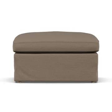 Linnevik footstool - Same Mole 6674-white-oiled oak, with skirt - 1898