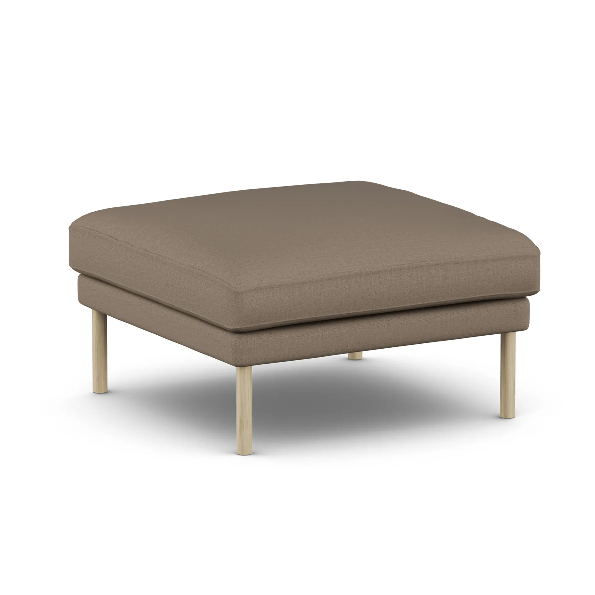 Linnevik footstool, Same Mole 6674-white-oiled oak 1898