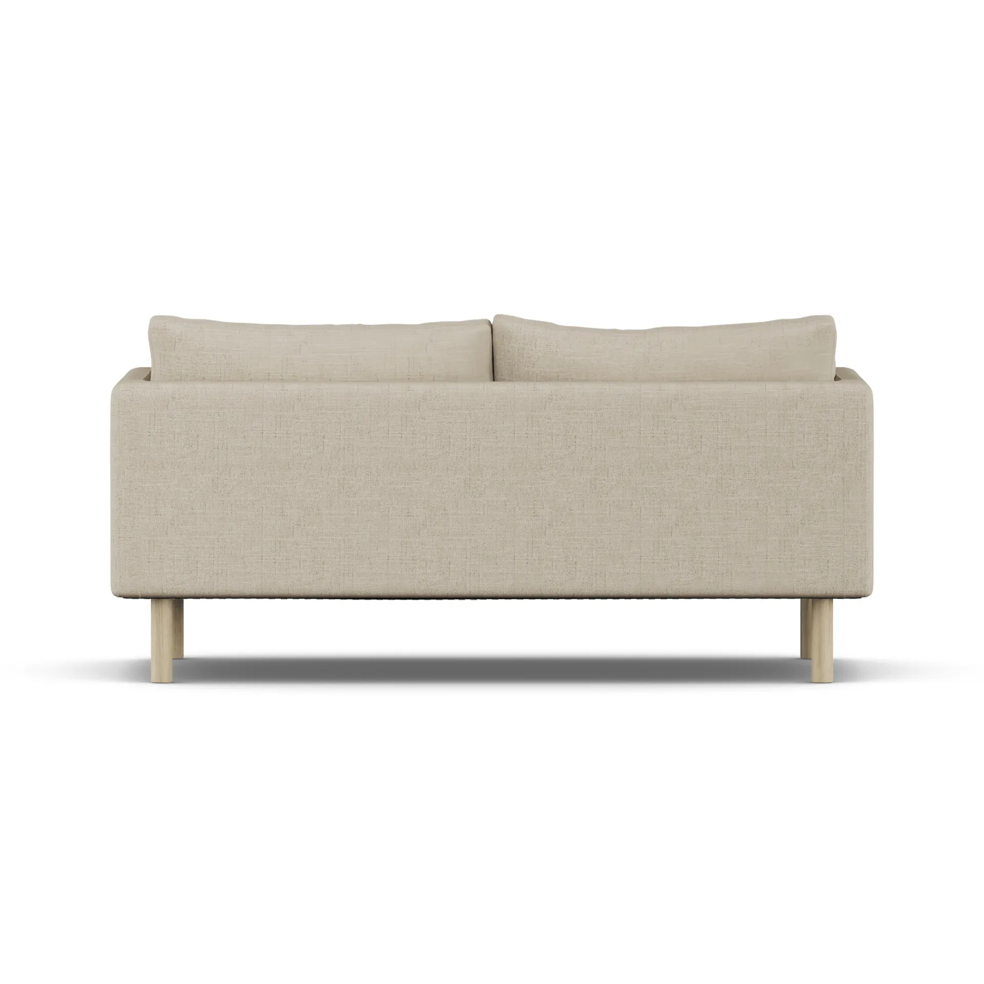 Linnevik sofa, Bern Beige 0341-white-oiled oak, 2-seater 1898