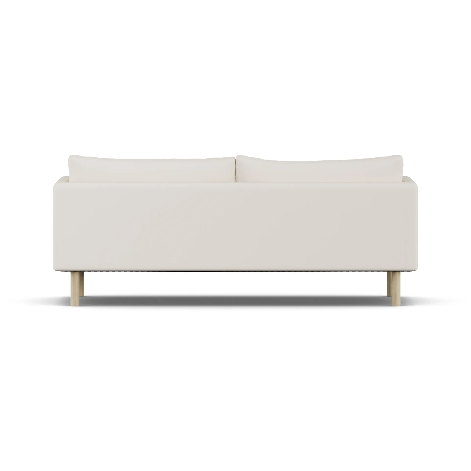 Linnevik sofa, Caleido Beige 9600-white-oiled oak, 3-seater 1898