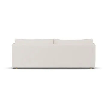 Linnevik sofa - Caleido beige 9600-white-oiled oak, 4-seater, with skirt - 1898