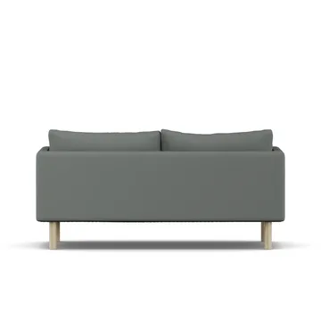 Linnevik sofa - Caleido Grey 1240-white-oiled oak, 2-seater - 1898