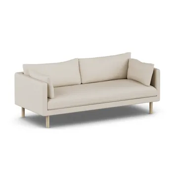 Linnevik sofa - Jump Beige 1956-white-oiled oak, 3-seater - 1898