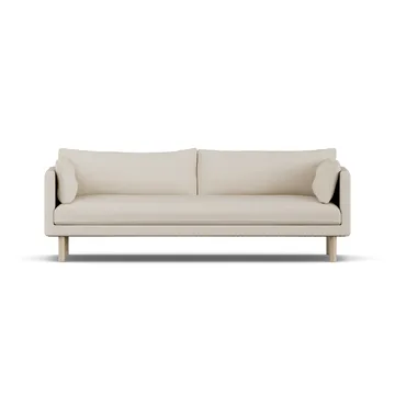 Linnevik sofa - Jump Beige 1956-white-oiled oak, 4-seater - 1898