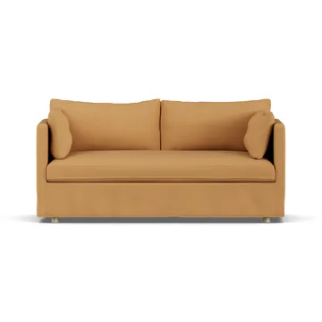 Linnevik sofa - Jump Honey 1959-white-oiled oak, 2-seater, with skirt - 1898