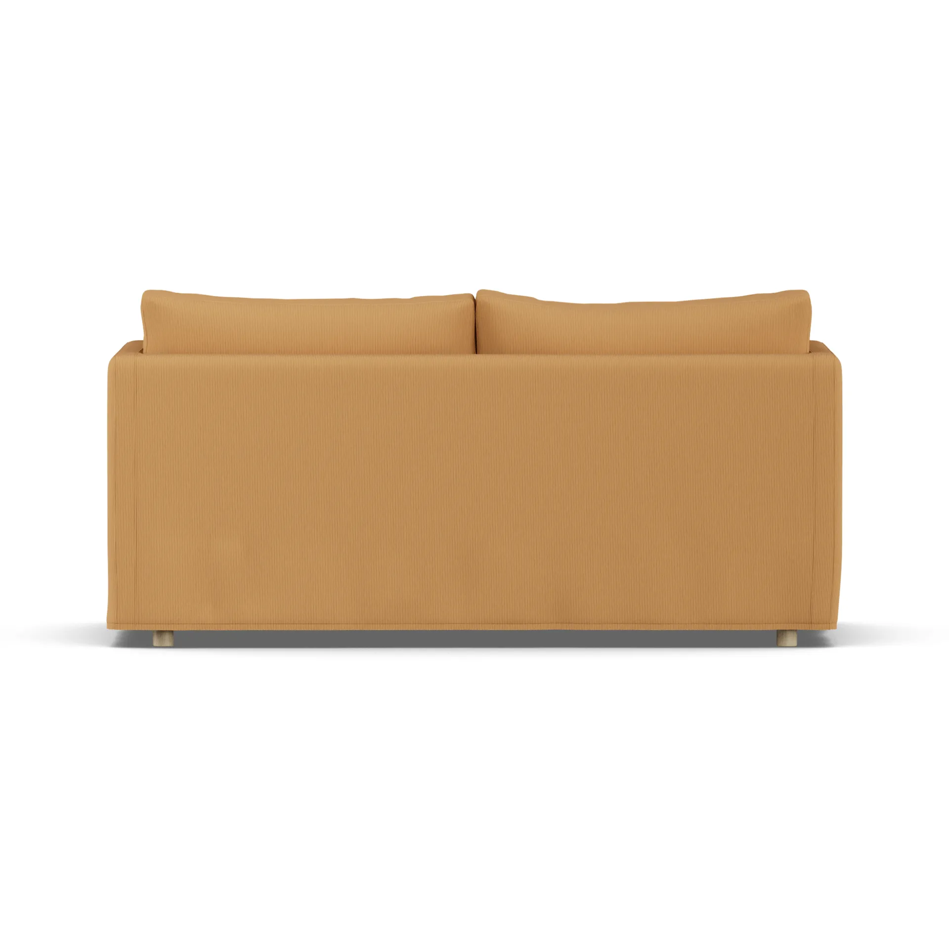 Linnevik sofa, Jump Honey 1959-white-oiled oak, 2-seater, with skirt 1898
