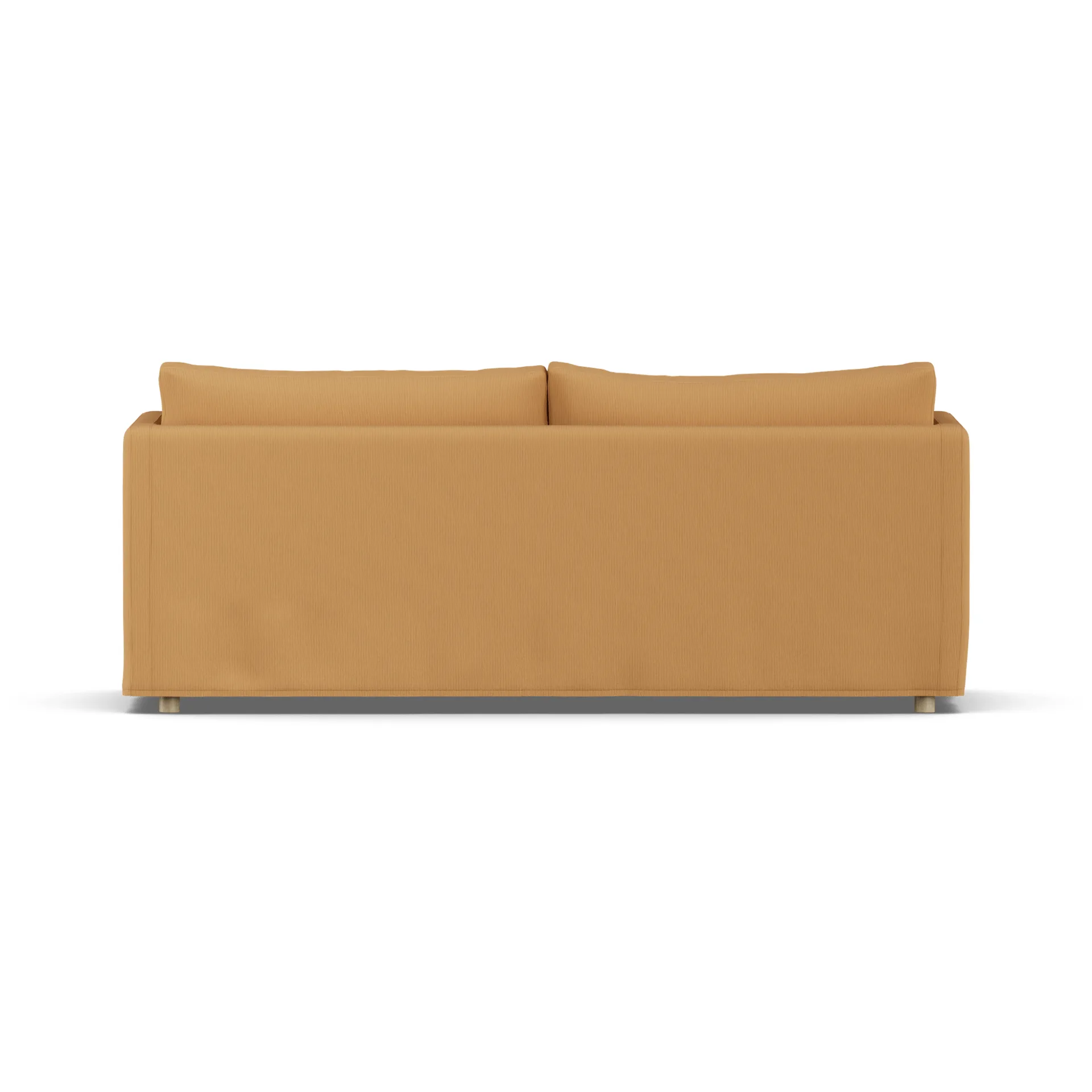 Linnevik sofa, Jump Honey 1959-white-oiled oak, 3-seater, with skirt 1898
