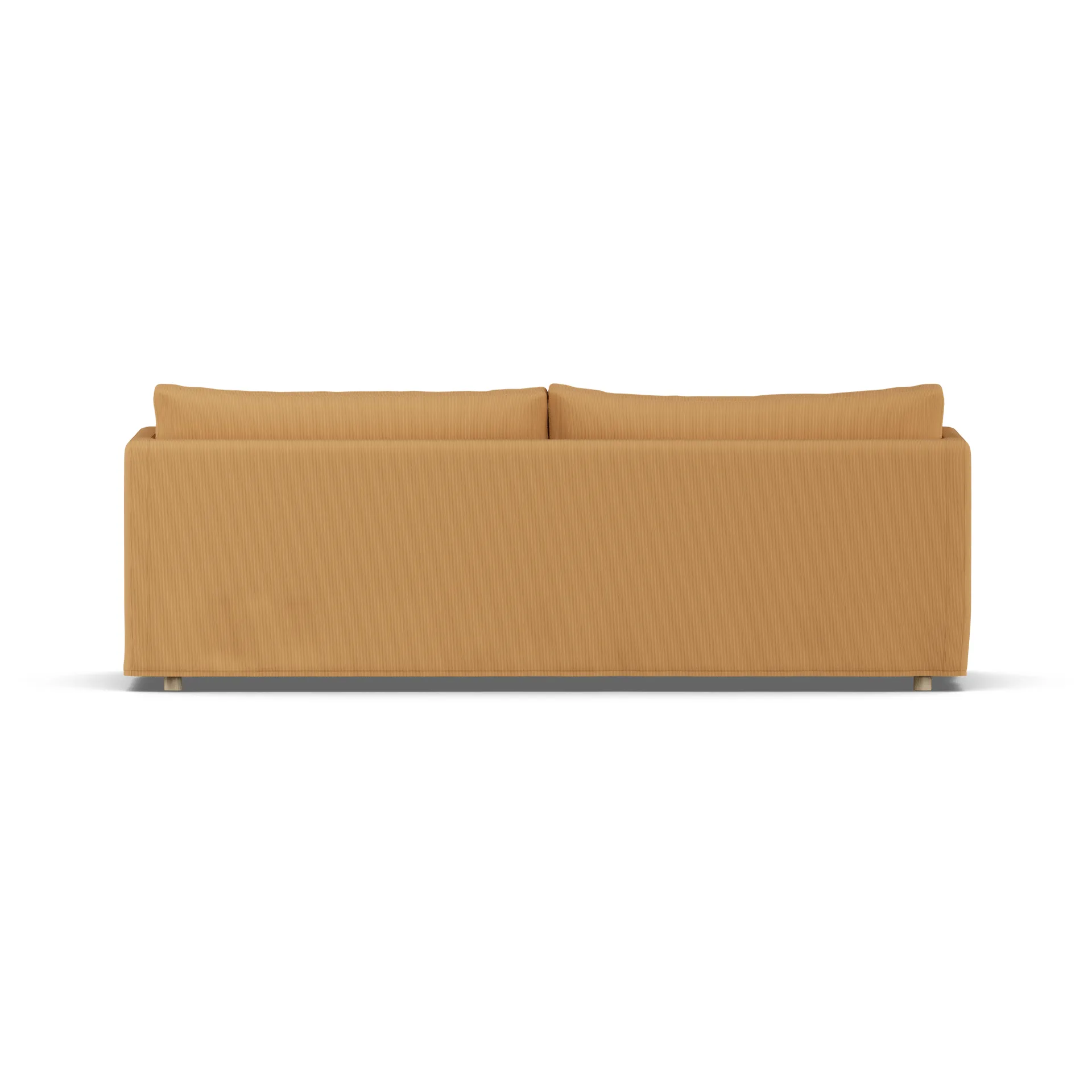 Linnevik sofa, Jump honey 1959-white-oiled oak, 4-seater, with skirt 1898
