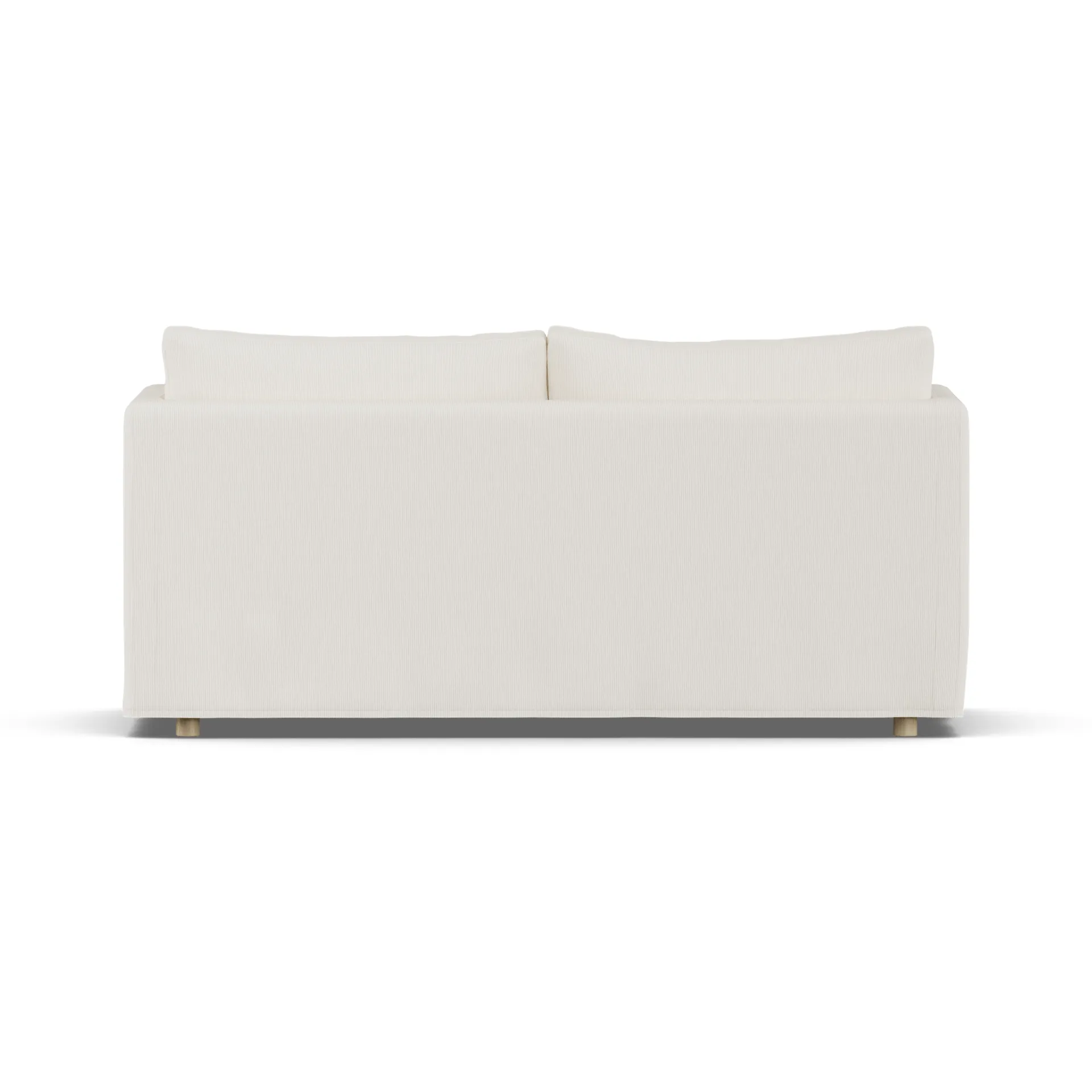 Linnevik sofa, Jump off white 1954-white-oiled oak, 2-seater, with skirt 1898