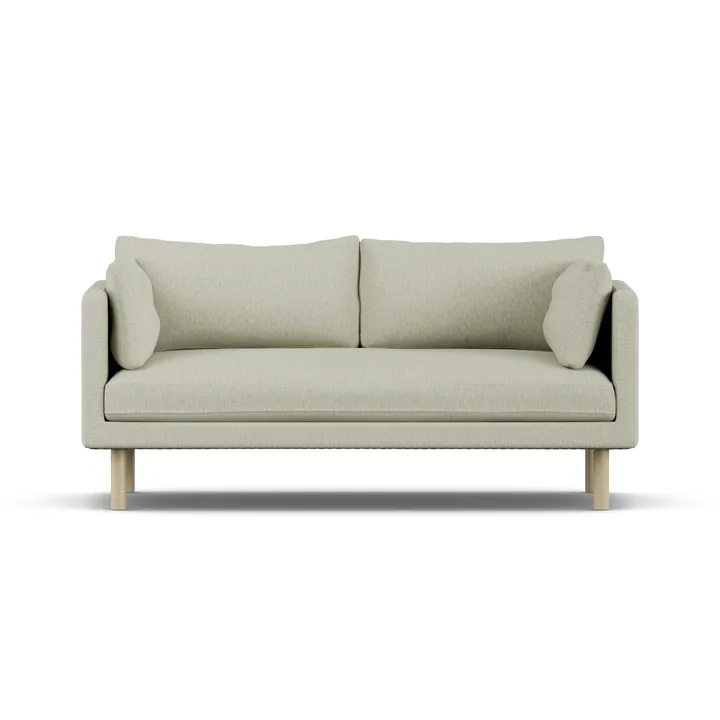 Linnevik sofa - Luiza Beige 3981-white-oiled oak, 2-seater - 1898