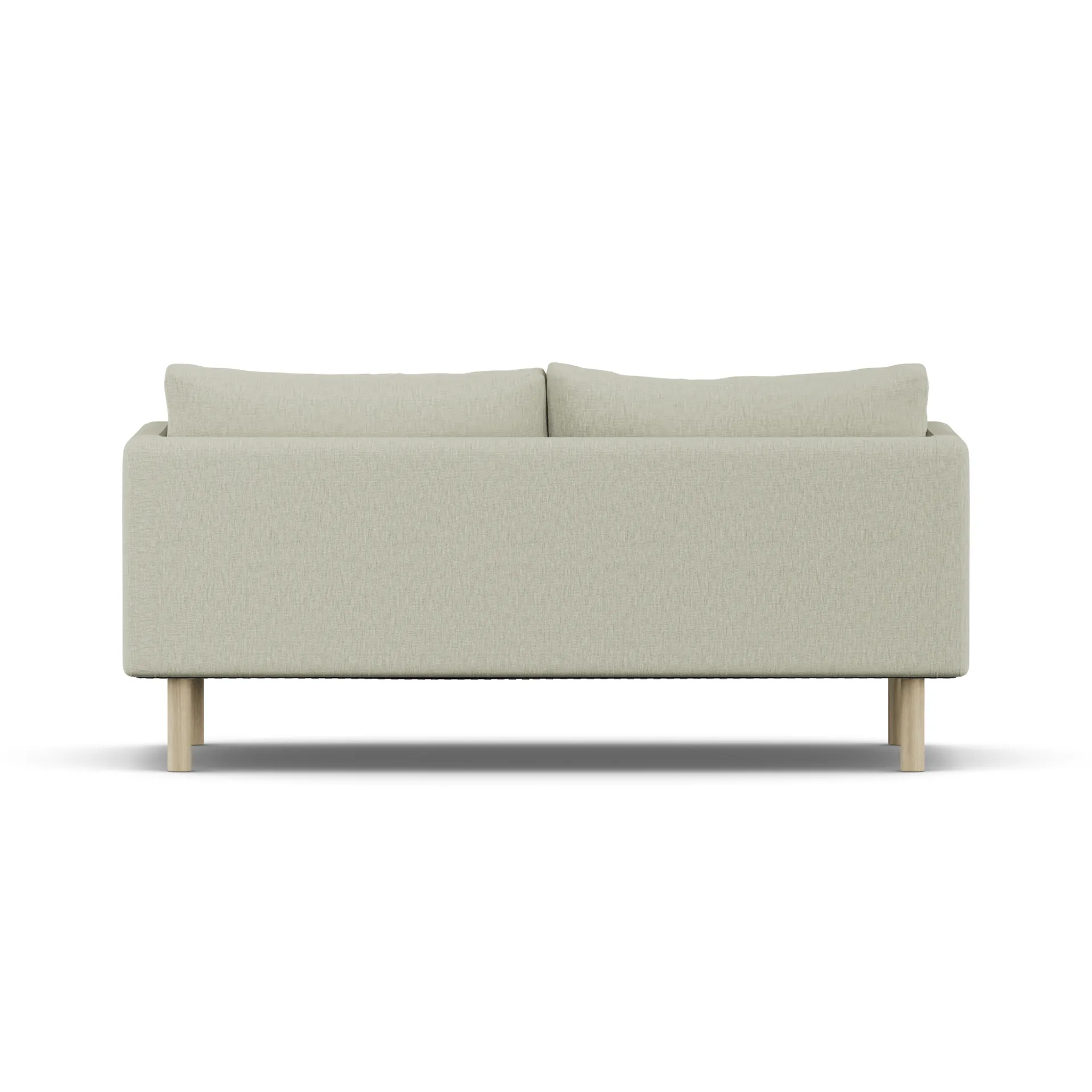 Linnevik sofa, Luiza Beige 3981-white-oiled oak, 2-seater 1898