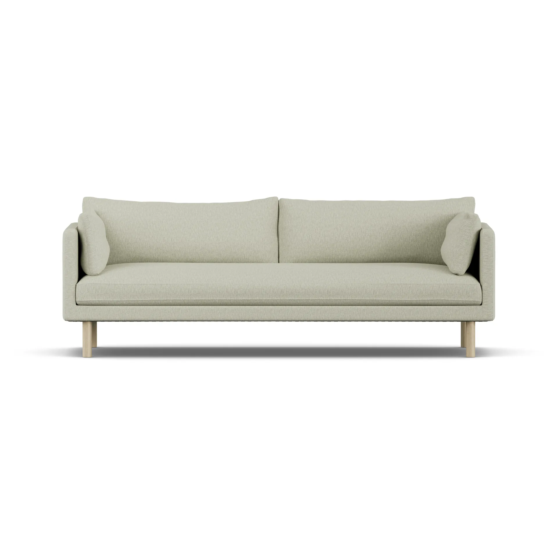 Linnevik sofa, Luiza Beige 3981-white-oiled oak, 4-seater 1898