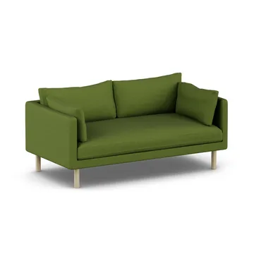 Linnevik sofa - Luiza Green 3975-white-oiled oak, 2-seater - 1898