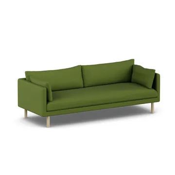 Linnevik sofa - Luiza Green 3975-white-oiled oak, 4-seater - 1898