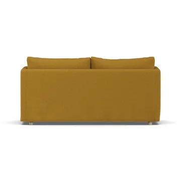 Linnevik sofa - Luiza Mustard 3972-white-oiled oak, 2-seater, with skirt - 1898