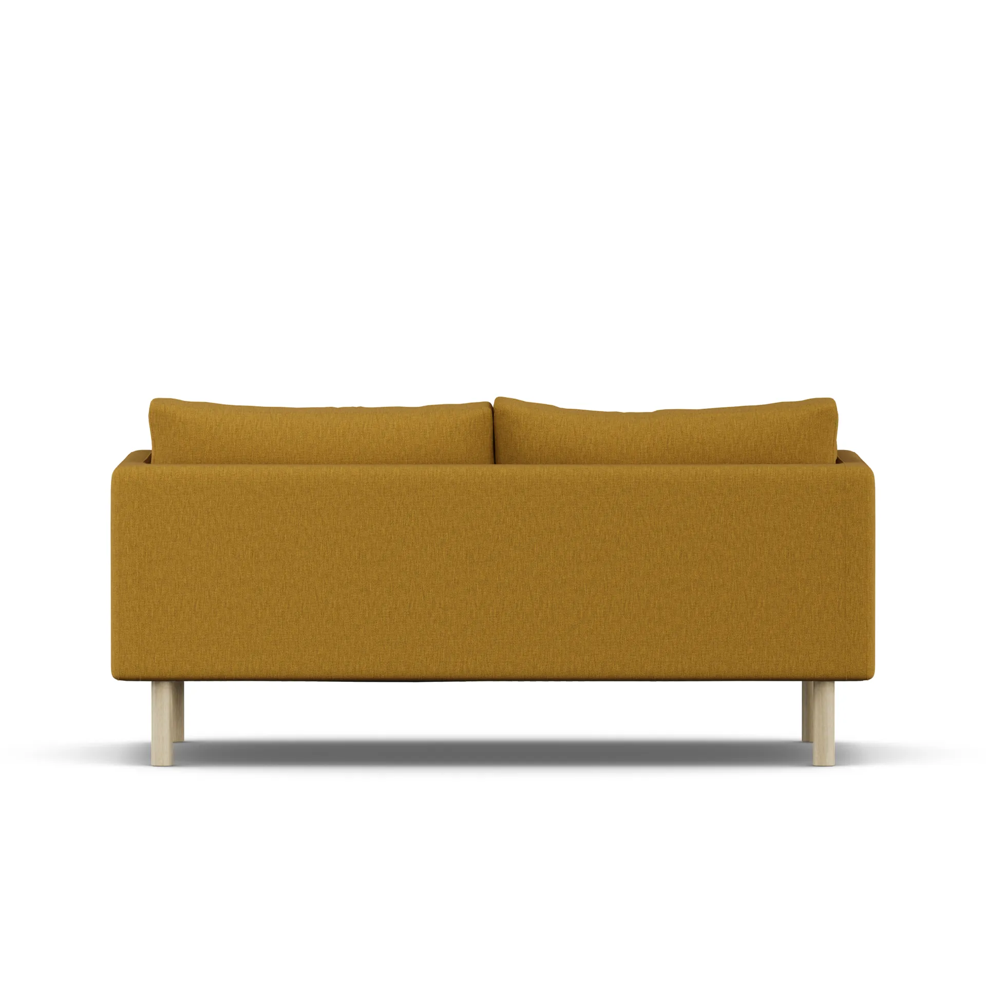 Linnevik sofa, Luiza Mustard 3972-white-oiled oak, 2-seater 1898