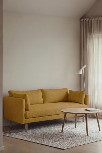 Linnevik sofa - Luiza Mustard 3972-white-oiled oak, 2-seater - 1898