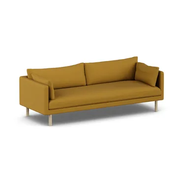 Linnevik sofa - Luiza Mustard 3972-white-oiled oak, 4-seater - 1898