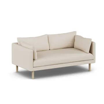 Linnevik sofa - Same Beige 6670-white-oiled oak, 2-seater - 1898