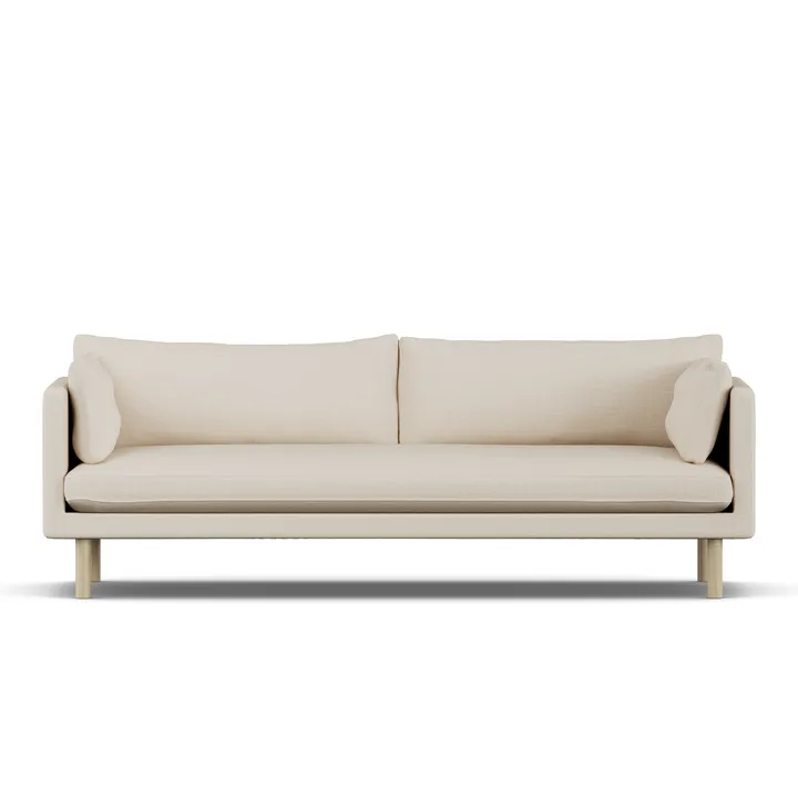 Linnevik sofa - Same Beige 6670-white-oiled oak, 4-seater - 1898